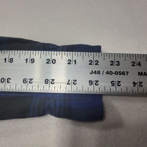 Brooks Brothers Red Fleece Men's LS Button Down Plaid Shirt Blue L - Picture 12 of 12